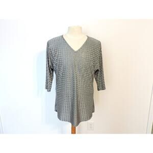NYGard Silver Tunic Top Size M